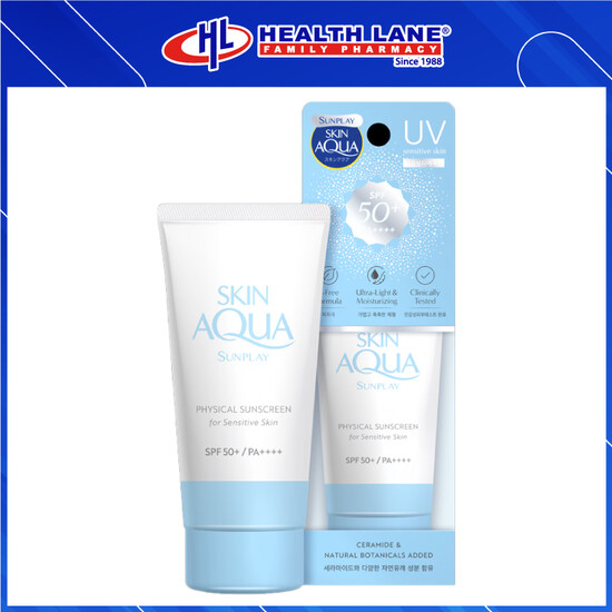 SUNPLAY KULIT AQUA PHYSICAL SUNSCREEN SPF50+ (50ML)